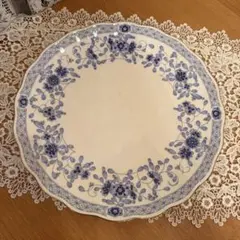 Narumi ボーンチャイナ 金縁花柄 大皿 27cmのサムネイル