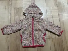 花柄フード付きジャケット 80センチ
