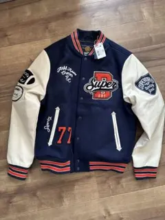 【非売品】アサヒスーパードライ SUPER DRY フルデコ スタジャン 袖牛革 2026年最新】スーパードライ スタジャンの人気アイテム - メルカリ