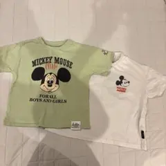 ミッキー Tシャツ 110cm 2枚セット　リトシー　しまむら　コスチューム