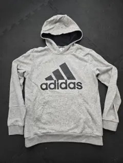 adidas グレー パーカー 150cm