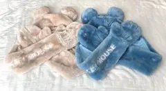 ミッキーマウス フリースファンキャップ 2色セット