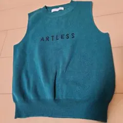 CECIL McBEE グリーン ニットベスト M