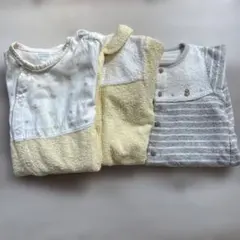 familiar ロンパース 50-65cm 3点セット