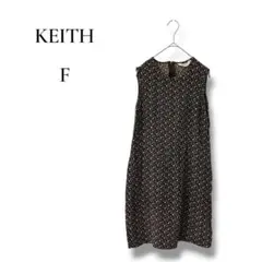 KEITH キース　レディース　ノースリーブ　ひざ丈ワンピース　ブラウン　フリーのサムネイル