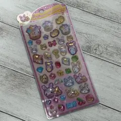 安心の匿名発送 フワフワらびちゃん うるちゅるポップシール ピンク 国内正規品