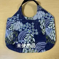 花と葉のパターン トートバッグ
