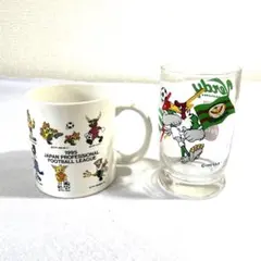 【激レア】1995年 Jリーグ マグカップ ＆ ヴェルディ川崎 グラス セット