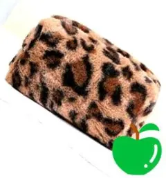 ●ポーチ　ヒョウ柄　化粧バッグ　コスメバッグ　韓国　ブランド　化粧品入れ　y2k