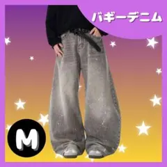 ★新品未使用★ バギーデニムワイドパンツ Y2K M 地底人 韓国