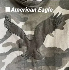 ■American Eagle/イーグルロゴ入り迷彩柄プルオーバー［パーカー］