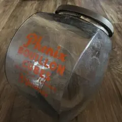 アンティーク Phenix Bouillon Cubes ガラス瓶 キャニスター - メルカリ