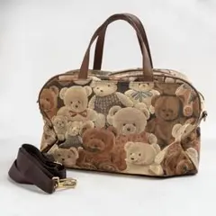 新品完売品】ヤマト屋ラビラビテディ 貴重なゴブラン織りハンドバッグ