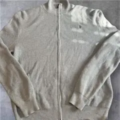 【美品】Polo Ralph Lauren グレー ドライバーズニット
