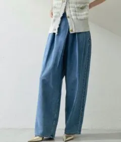 WhimGazette ウィムガゼット ラップデニムパンツ　36 Whim Gazette ラップデニムパンツ - メルカリ