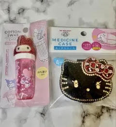 マイメロ小物ケース　黒キティのピルケース