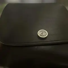 RSVP 黒 レザー ショルダーバッグ
