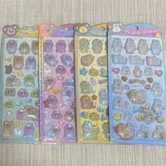 うるちゅるポップシール　おぱんちゅうさぎ　んぽちゃむ　ボンボンドロップシール