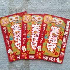 ROUND1 クーポン綴り 3枚