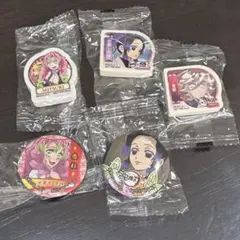 くら寿司 鬼滅の刃 消しゴム 缶バッチ 5点