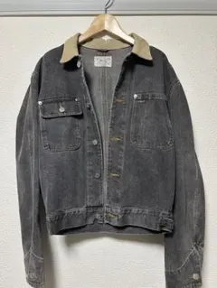 80s ラルフローレン　ブラックデニムジャケット　USA製　sizeS