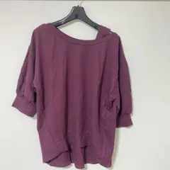 バルーン袖プルオーバー　ボルドー　Mサイズ　未使用