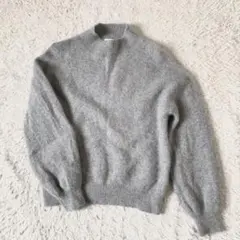 マッキントッシュフィロソフィー ニット フォックス混 ウール グレー