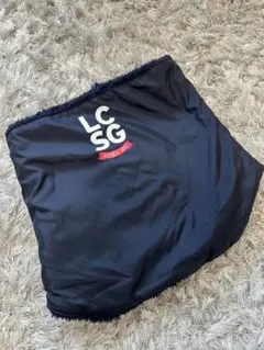 リバーシブルネイビーブルー　ネックウォーマー　ウェア