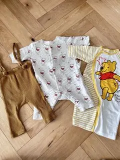 プーさんロンパース等3点セット