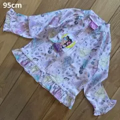 新品　ディズニー プリンセス　ラッシュガード　水着　スイムウェア　95cm