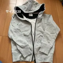 ユニクロ グレー パーカー 120