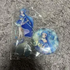 キミプリ プリティ袋・フォー・ユー！ キュアウインク アクスタ 缶バッジ