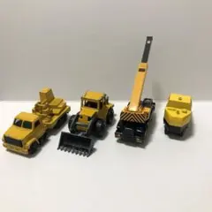 建設車　モジョレット　2台 フランス製　トミカ　2台　中国製　ミニカー　全4台