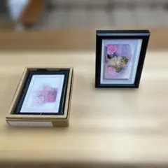 写真立て　ガラス製2個セット