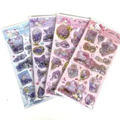 【正規品】サンリオ　キラキラカプセルシール　４種　まとめ売り