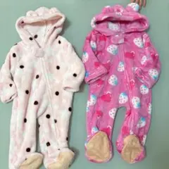 フリースロンパース 60-70