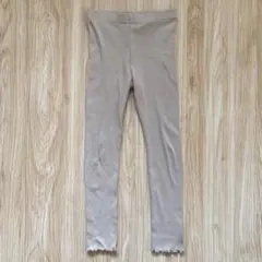 デビロック キッズ 女の子 レギンス ズボン ボトムス ベージュ 120cm