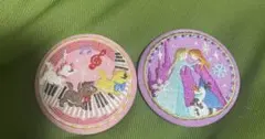 ディズニー　刺繍缶バッジ　2点セット