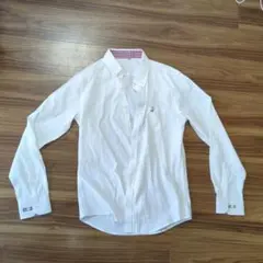 BEAMS HEART ホワイト 長袖シャツ L