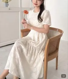 FRIFUL ワンピース　アイボリー レース 夏