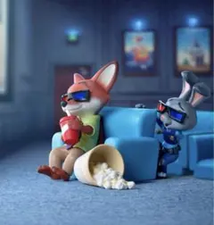 新品未開封52toysズートピア　フィギュア ニック&ジュディ2点セット