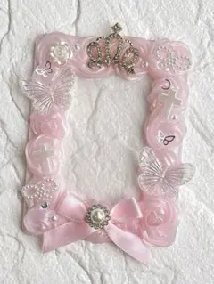 ホイップデコ トレカケース ♡パールピンク②♡