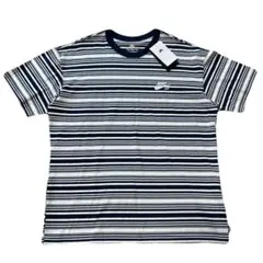 新品　NIKE SB　Tシャツ　ネイビー　ボーダー　ピスタグ　L