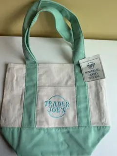 新品未使用☆ トレジョ ミニトート パステルグリーン