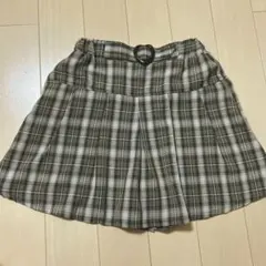 チェック キュロット160cm 女の子