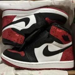 ナイキ ウィメンズ エアジョーダン1 レトロ ハイ OG ルビー 24.5cm