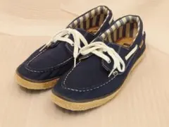 VANS　バンズ　デッキシューズ　スニーカー　26.5cm　ネイビー