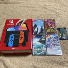 Nintendo Switch 有機ELモデル ゲームソフト4本セットおまけ付き