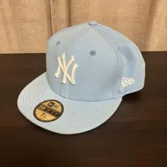 ニューヨーク・ヤンキース 水色キャップ 7 1/4