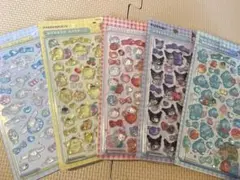 Sanrio ボンボンドロップシール　キャラクターシール 5枚セット